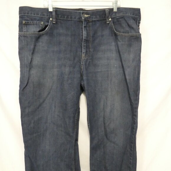 OLD NAVY - Loose | size 42 x 30 | Dark Wash Straight Leg Jeans - Picture 6 of 16